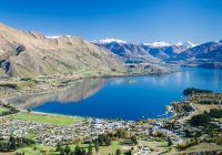 Vista aérea de Lake Wanaka