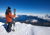 Vista da montanha Remarkables