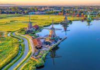 Paises baixos zaanse schans moinhos