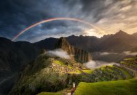 Nascer do sol em machu picchu