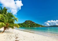 Praia em Seychelles
