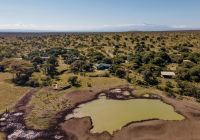 Quenia porini rhino camp vista aerea e watering hole