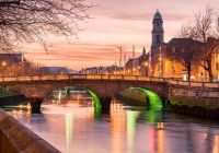 Irlanda dublin rio liffey