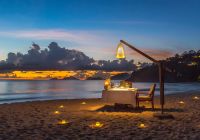 Anantara maia seychelles villas jantar romantico praia