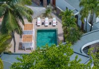 Avani barbarons seychelles pool aerial view