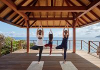 Pavilhão de yoga no Six Senses Zil Pasyon, Seychelles