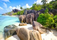 Praia Anse Source d'Argent de Seychelles