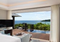 Raffles seychelles ocean view pool villa vista