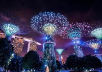 Singapura jardins da baia
