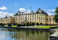 Vista externa do Palácio de real de Drottningholm - Estocolmo, Suécia.