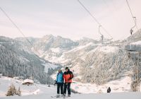 Casal esqui interlaken