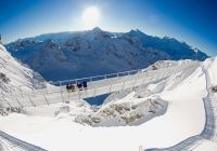 Engelberg titlis cliff walk inverno