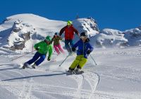 Engelberg titlis familia esqui
