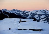 Gstaad abendstimmung