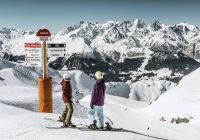 Verbier Skifahren Snowboarden