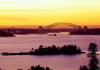 sunset sydney harbour nsw