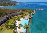 vista aerea piscina intercontinental resort tahiti