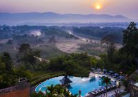 Tailandia anantara goldentriagleelephantcamp aerea
