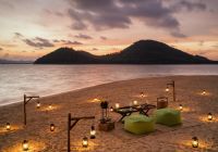 Jantar privativo no Six Senses Yao Noi