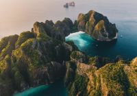 Phi phi island paisagem tailandia