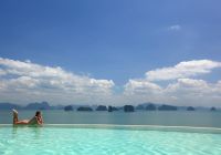 Piscina principal no Hilltop Reserve do Six Senses Yao Noi