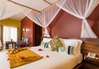 Tanzania gold zanzibar jungle villa cama