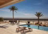 Anantara sahara tozeur resort royal villa terrace with infinitypool view