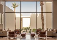 Anantara tozeur resort lobby view seating garden view