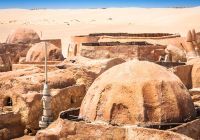 Casas do planeta "Tatouine" no set de Star Wars - Nefta, Tunísia.