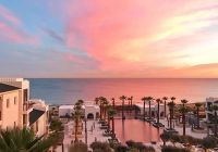 Four seasons hotel tunis por do sol