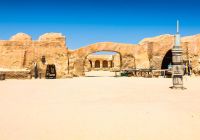 Set do filme Star Wars em Nefta.