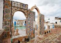 Terraço de Medina - Tunis, Tunísia.