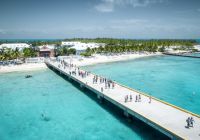 Vista aérea ilha Grand Turk