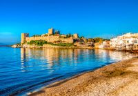 Bodrum turquia castle view