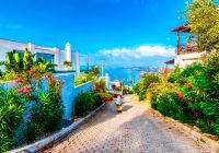 Bodrum turquia street vista mar