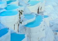 Piscinas naturais do Castelo de Algodão - Pamukkale, Turquia.