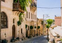 Rua do bairro de Ortahisar - Capadocia, Turquia.