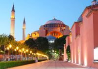 Turquia istambul hagia sophia night