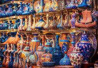 Turquia istambul vasos coloridos