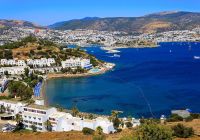 Vista aérea de Bodrum - Turquia.