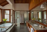 Carmelo Resort & Spa, banheiro da acomodação bangalô