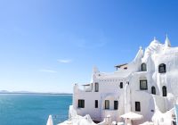 Casapueblo uma paisagem on rica entalhada entre o ceu e o mar