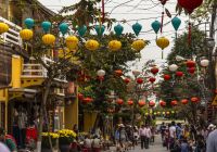 Lanternas cidade antiga, Hoi An, Vietnã