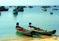 Vietna phuquoc barco pesca
