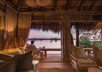 Zimbabue great plains mpala jena camp vista para rio