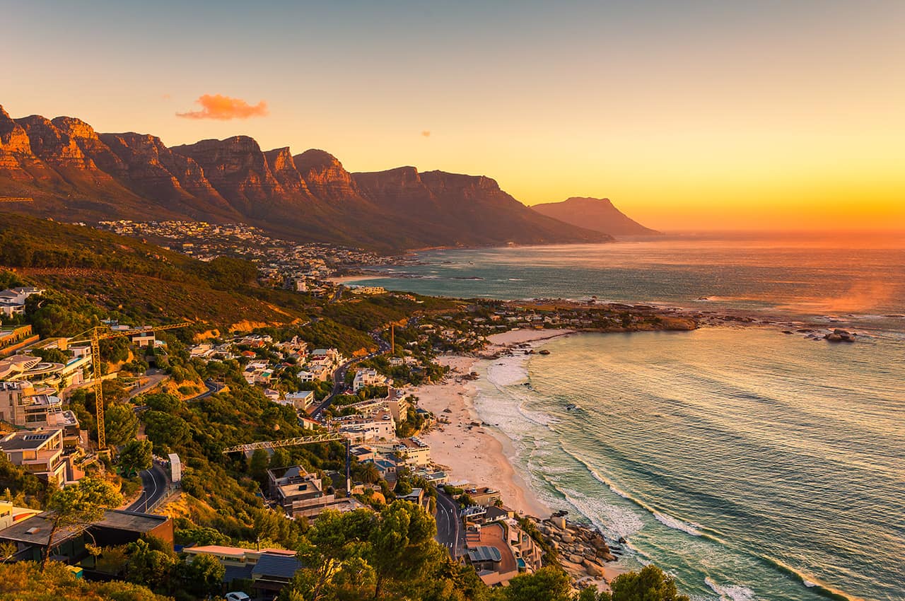 por do sol Capetown
