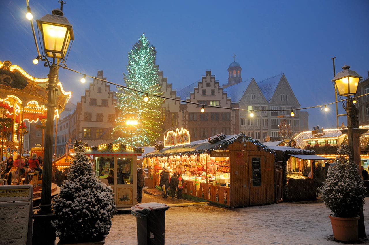 Christmas market in frankfurt germany