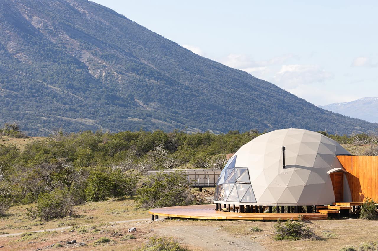 Argentina pristine camp domo exterior e vista