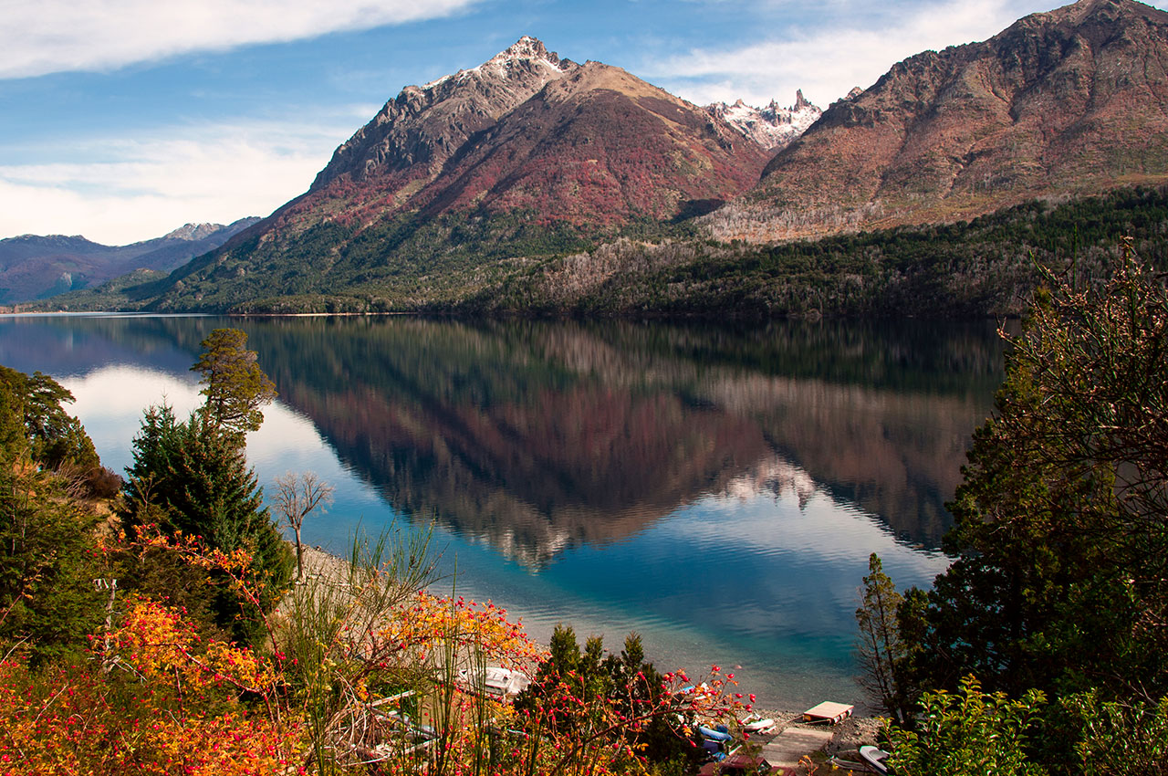 Lago localizado em Bariloche