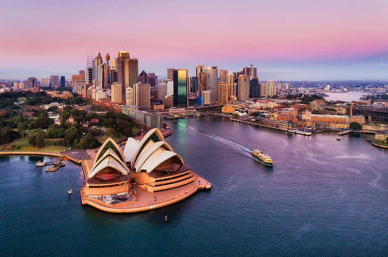 Australia sydney vista aerea opera house